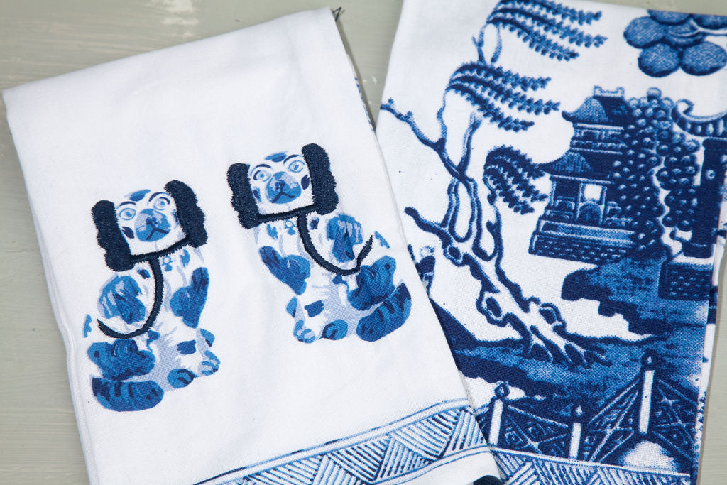 Gorgeous Blue and White Dish Cloths – Shop Gina Bowhill